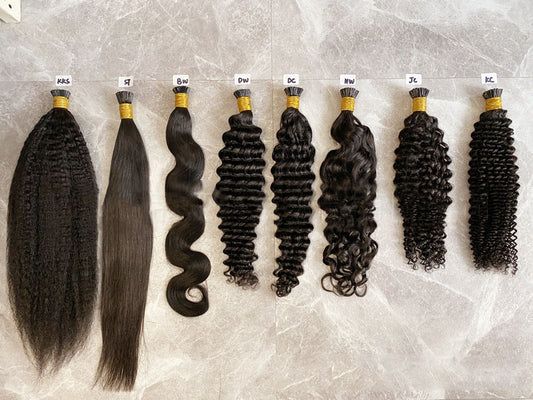 I-Tip Hair Extensions – 100% Virgin Human Hair Microlinks | Soft, Silky & Long-lasting | Free Shipping