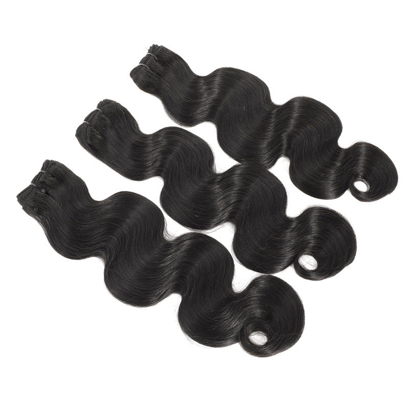 Premium Double Drawn Raw Body Wave Human Hair Bundles - 3 Bundle Deal