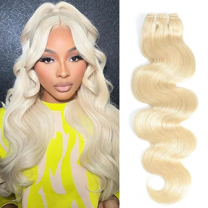 Premium Blonde Double Drawn Raw Hair Bundles | Free Worldwide Shipping