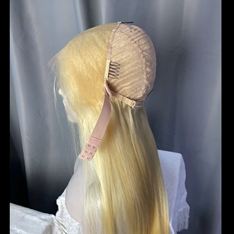 Luxury 613 Blonde Straight 13x6 HD Lace Frontal Wig - Premium Raw Hair Wig