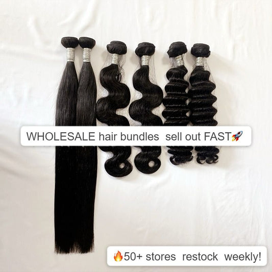 Brazilian Virgin Hair 3 Bundles Deal – 100% Human Hair, Free Shipping