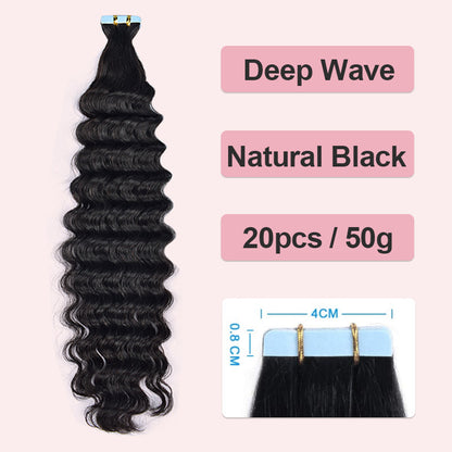 Tape-In Hair Extensions – 100% Virgin Human Hair Deals, Free Shipping