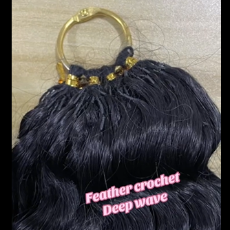 Feather Crochet Human Hair Extensions – 100% Virgin Human Hair