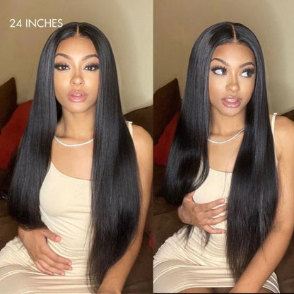 250% 5x5 HD Lace Closure Wig Straight– 100% Virgin Human Hair, Free Shipping