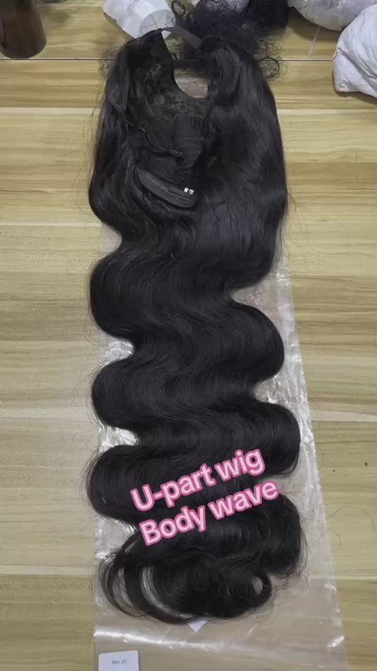 250% Density U-Part Body Wave Wig - Premium Raw Hair Wig | Free Shipping