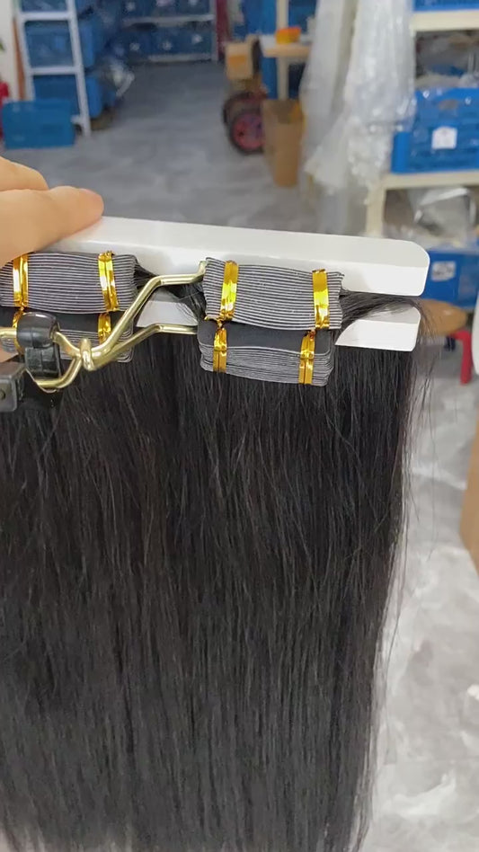 Tape-In Hair Extensions – 100% Virgin Human Hair Deals, Free Shipping