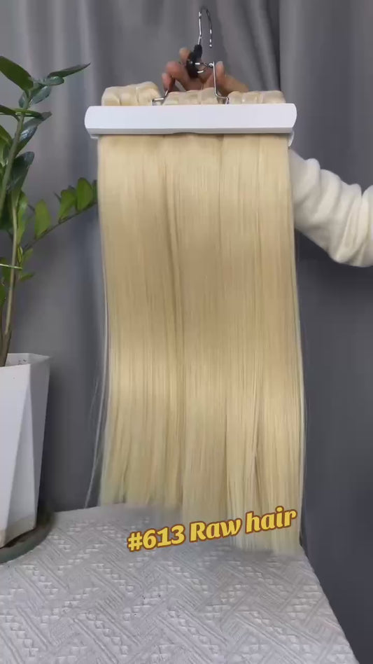 Premium Blonde Double Drawn Raw Hair Bundles | Free Worldwide Shipping