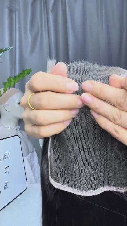 HD Lace Closure & Frontal - 100% Premium Raw Hair | Premium Quality