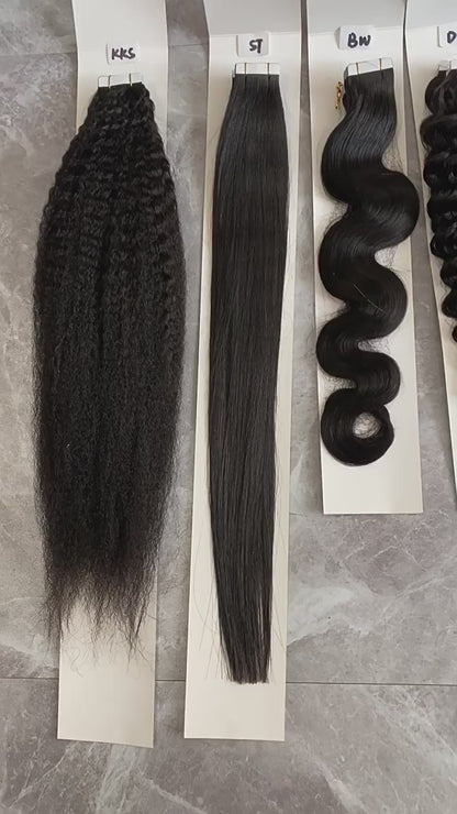 Tape-In Hair Extensions – 100% Virgin Human Hair Deals, Free Shipping