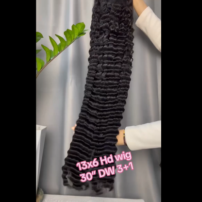 250% 13x6 HD Lace Frontal Wig Deep Wave – Premium Raw Hair Wig | Free Shipping