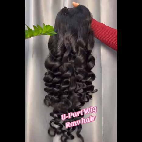 250% Density U-Part Loose Wave Wig - Premium Raw Hair Wig | Free Shipping