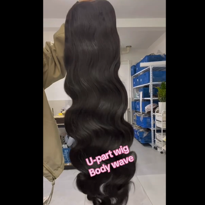 250% Density U-Part Body Wave Wig - Premium Raw Hair Wig | Free Shipping